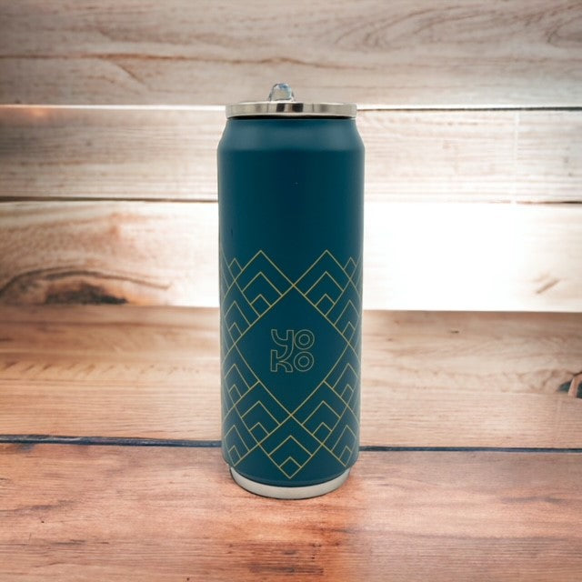 Yoko Termostölkki Art deco Blue 500ml