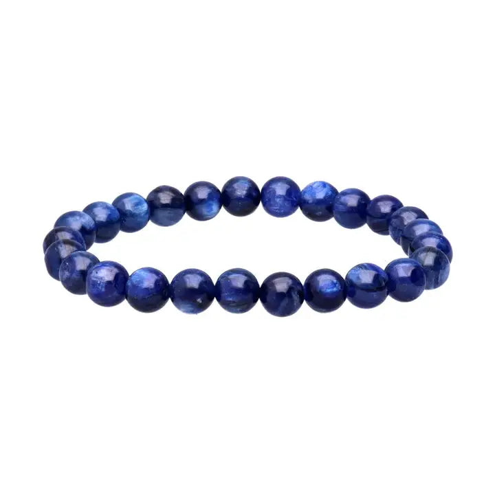 Armband 6mm Blå Kyanit