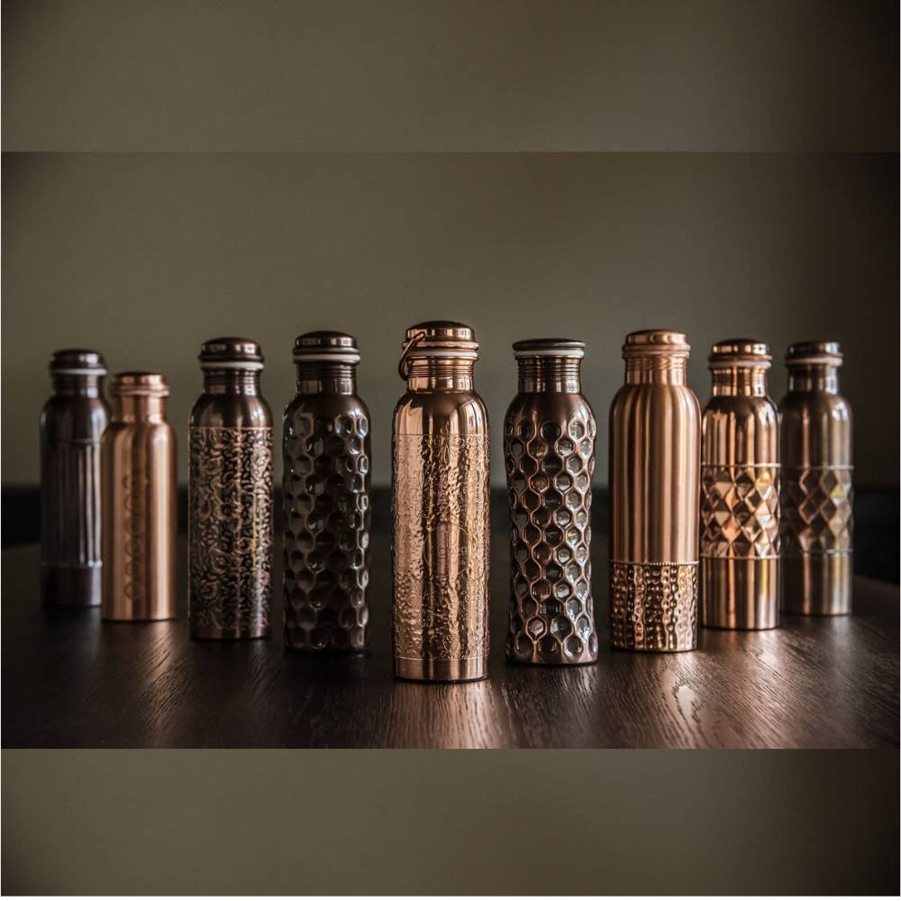 Kopparflaska "Dot Lining" – 950 ml