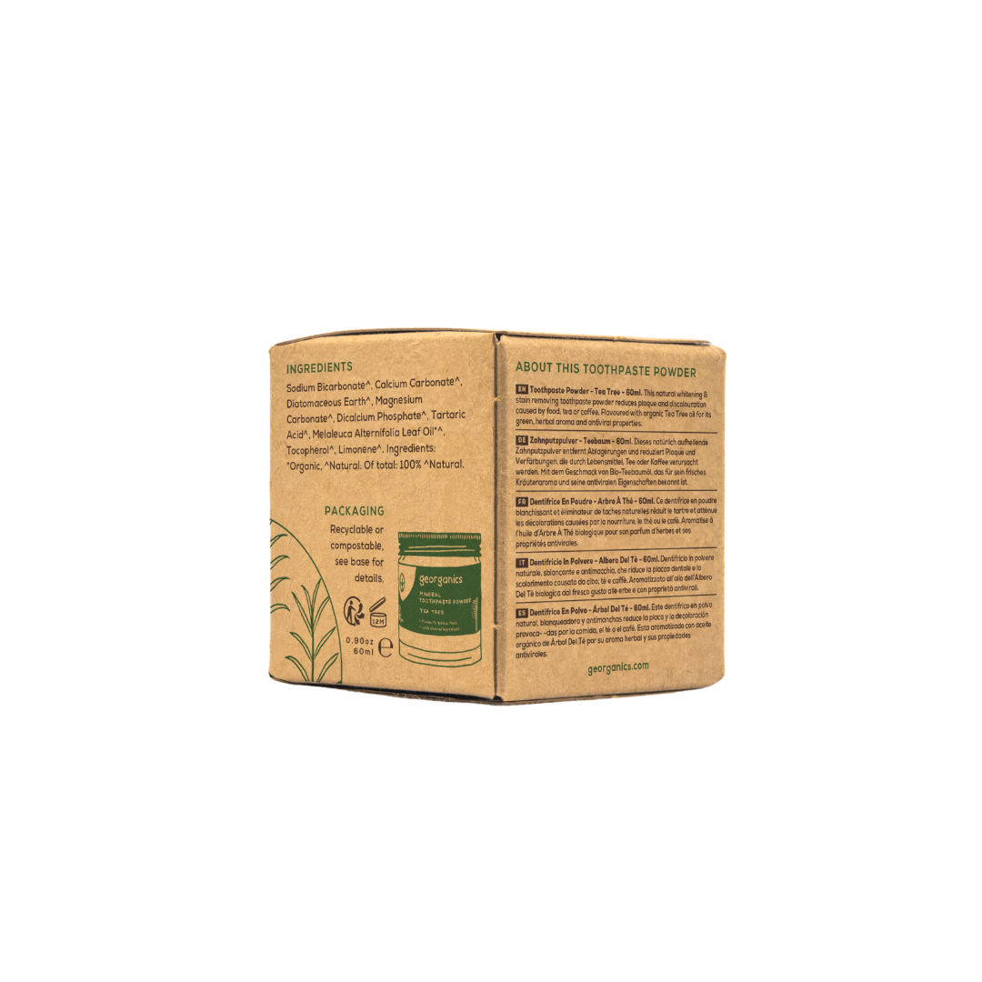 Blekningspulver för tandkräm - Tea Tree 60ml