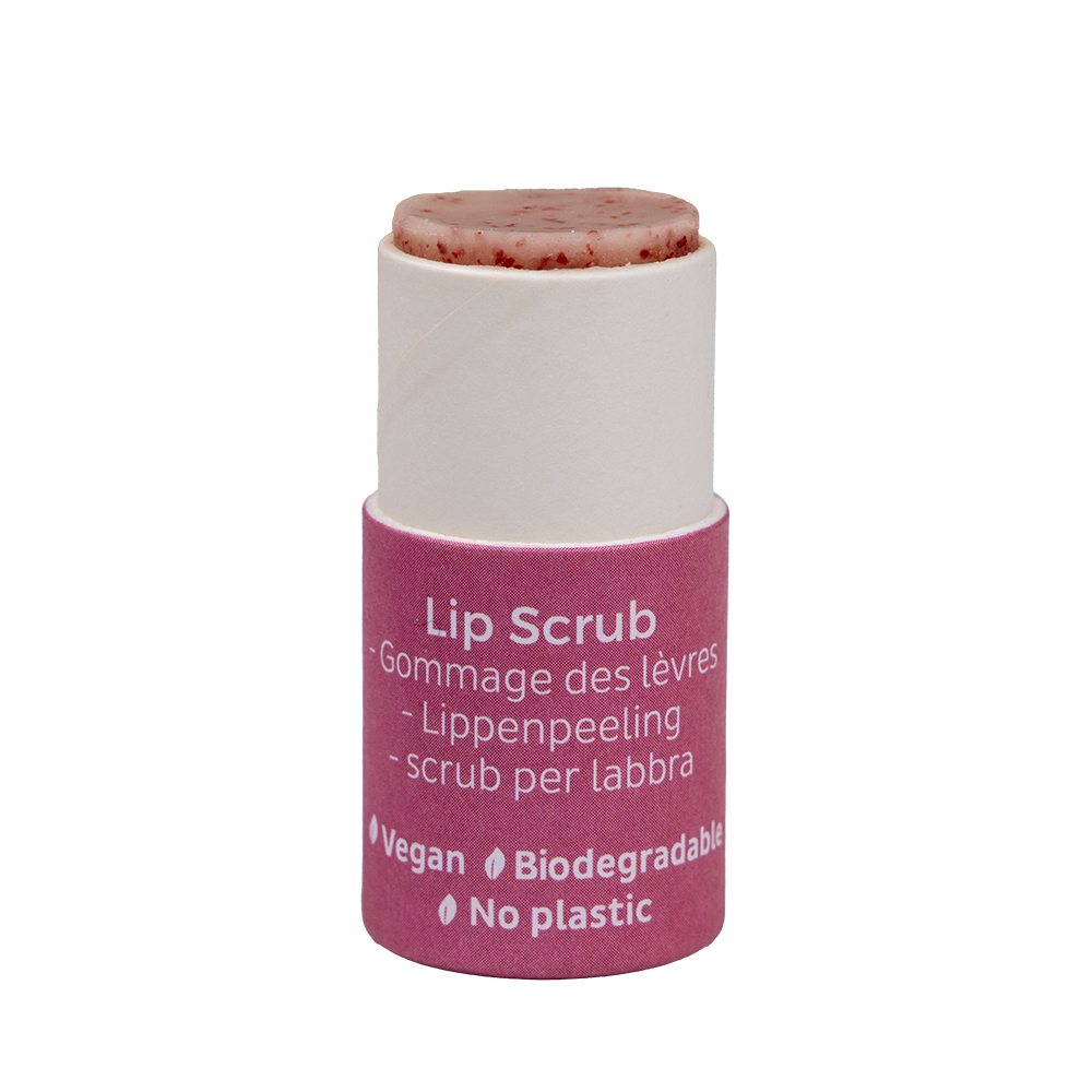 Vegan Paper Tube Lip SCRUB- Cranberry