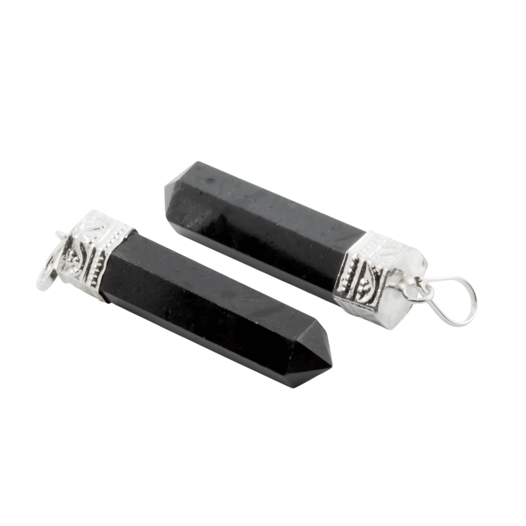 Gemstone Pencil Pendant Necklaces