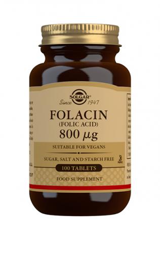 Folacin (Folsyra) 800 µg 100 tabletter