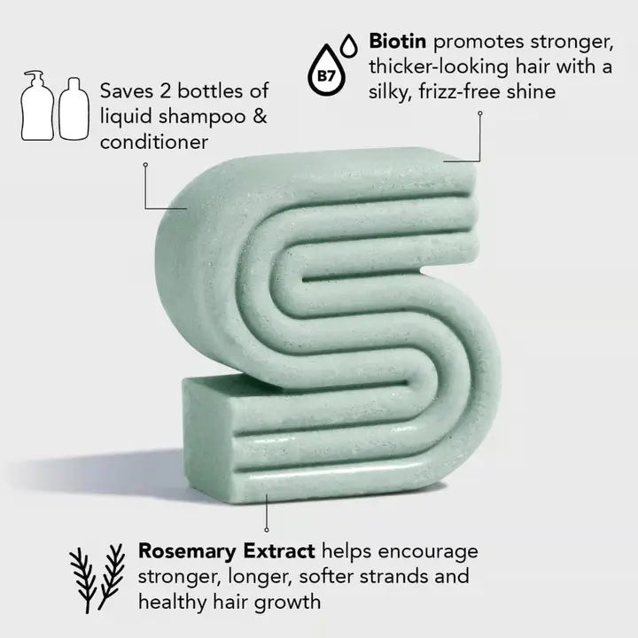 Kitsch Schampo Bar Rosemary & Biotin