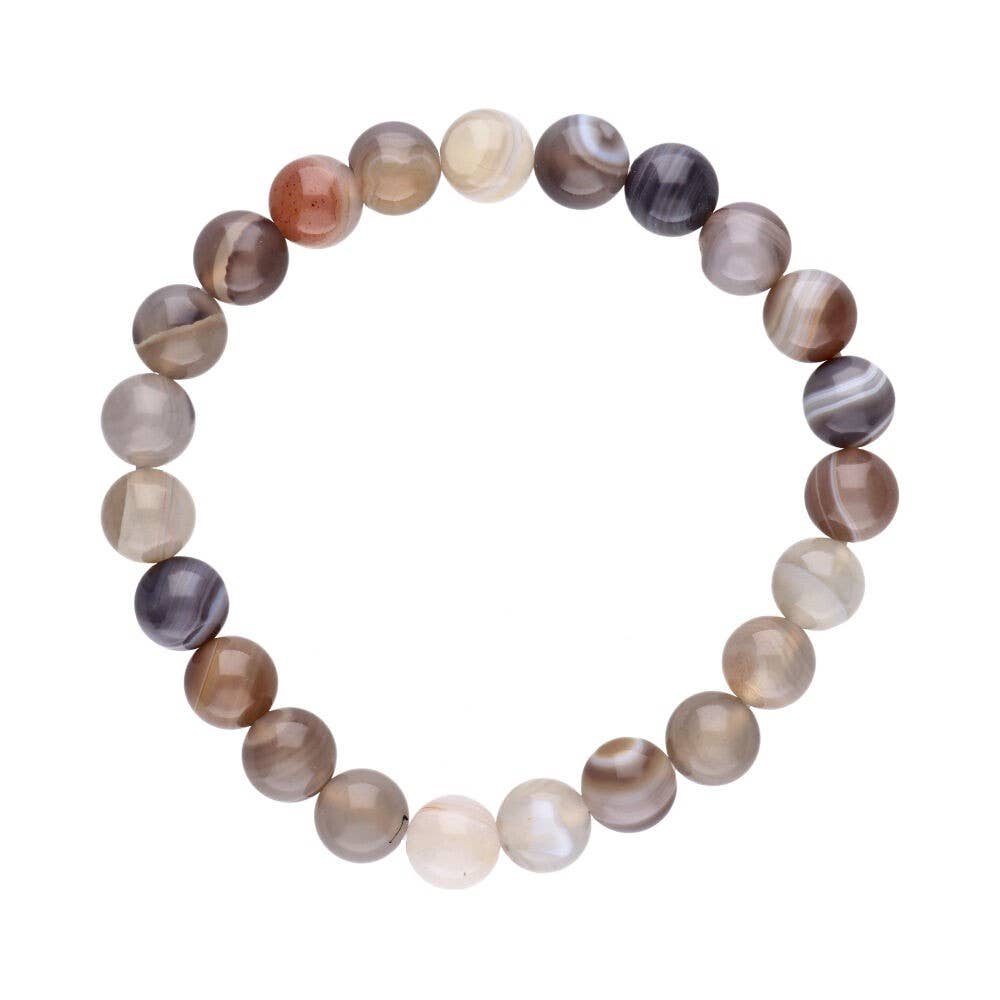 Botswana-agatarmband 8 mm