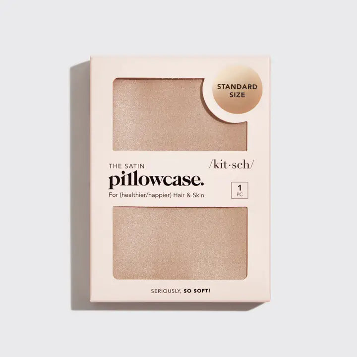 Kitsch Satin The Satin Pillowcase - Champagne