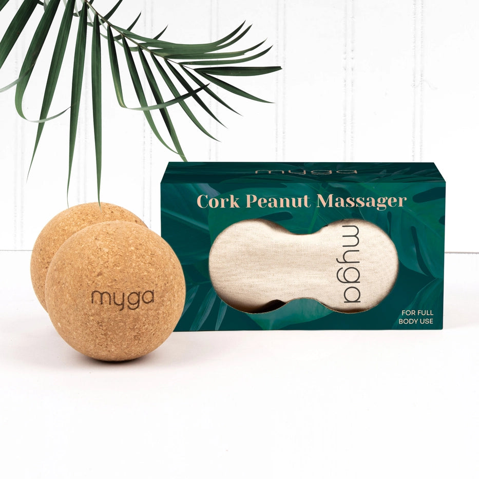 Myga Cork Massage Peanut, hierontaväline