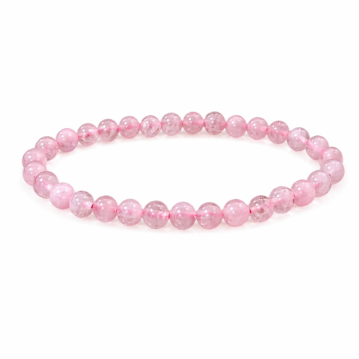 Armband 6mm Rosenkvarts