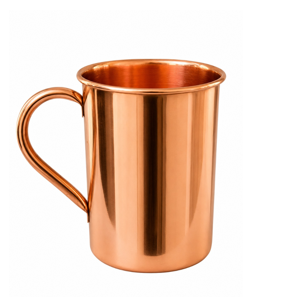 Kopparmugg med handtag 480 ml – 100 % ren koppar