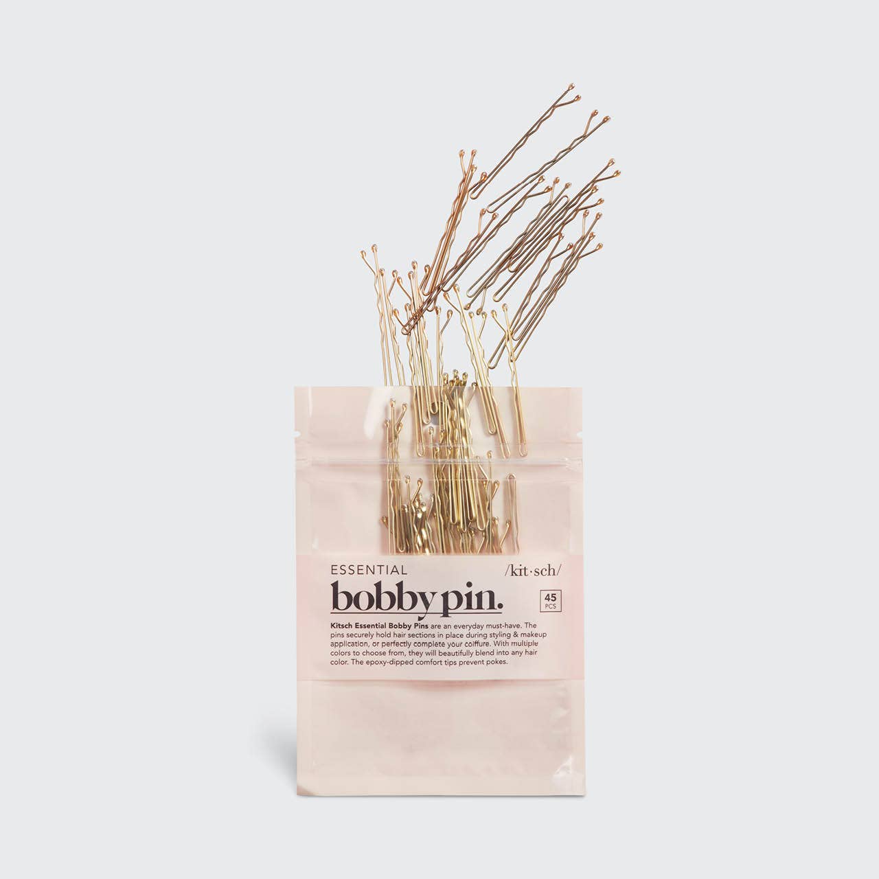 KITSCH Essential Bobby Pins - blond