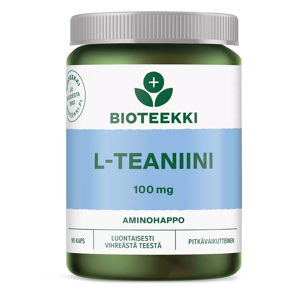 Bioteekki L-Teaniini 100mg 90tbl.