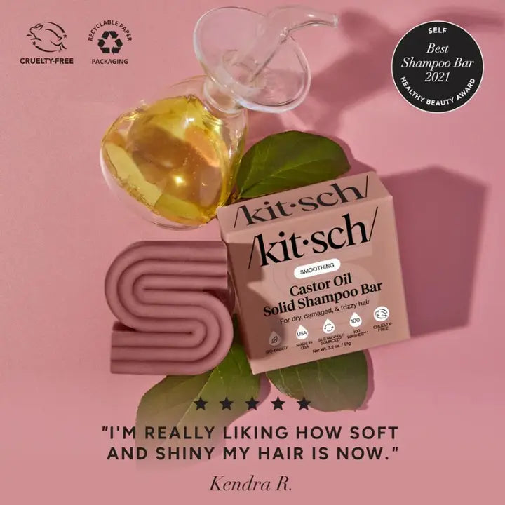 Kitsch Castor Oil Nourishing Schampo Bar