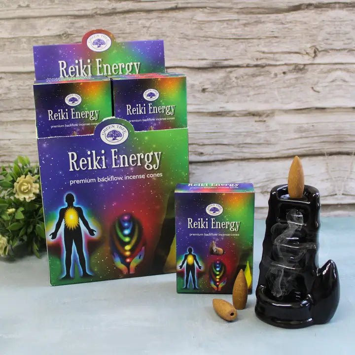 Reiki Energy Backflow -rökelsekoner