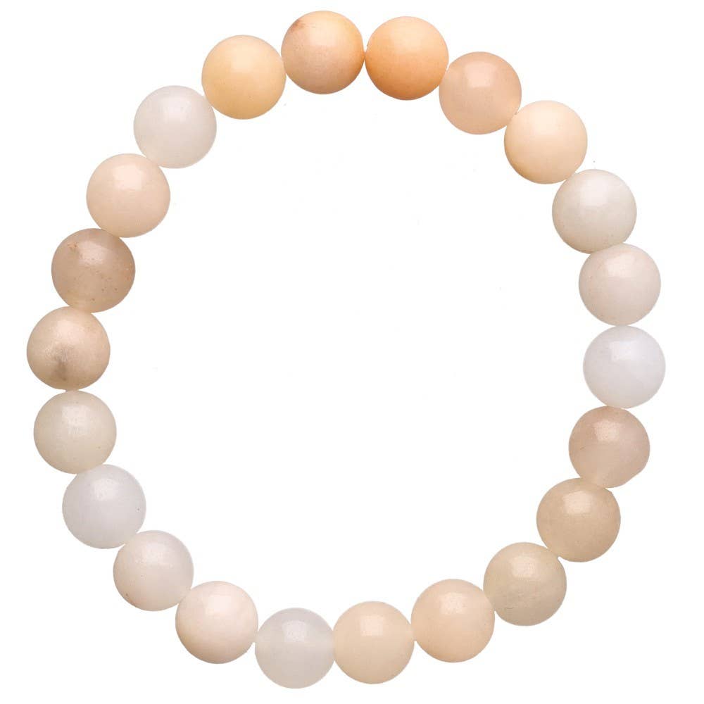 Rosa Aventurin‑armband 8 mm