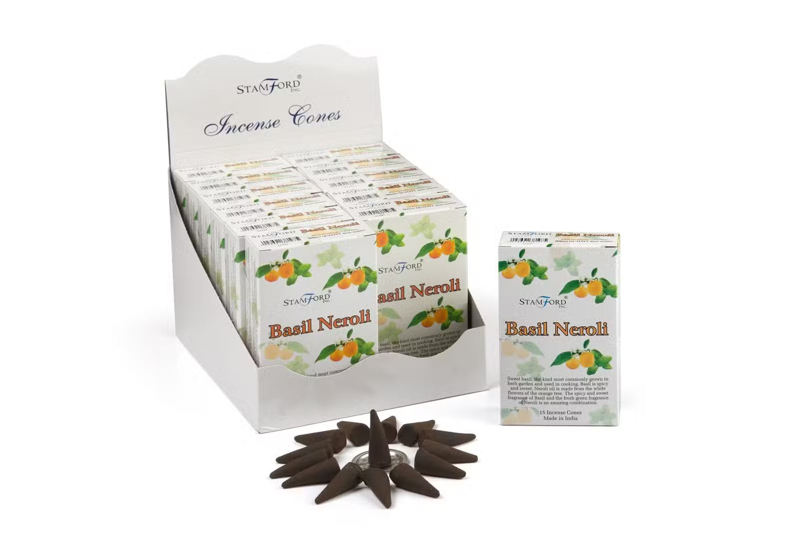 Stamford Basil & Neroli rökelsepinnar 15 stcken