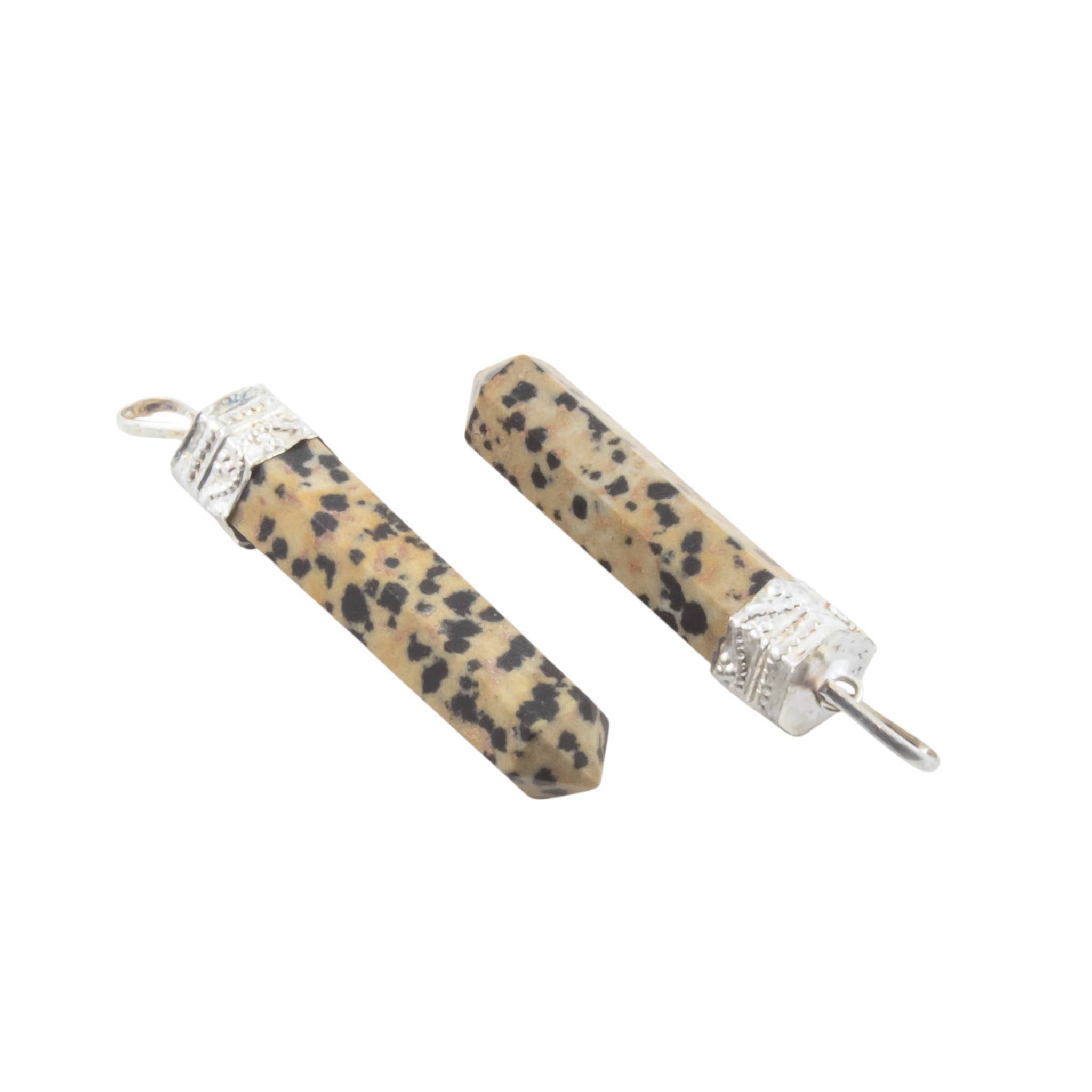 Gemstone Pencil Pendant Necklaces