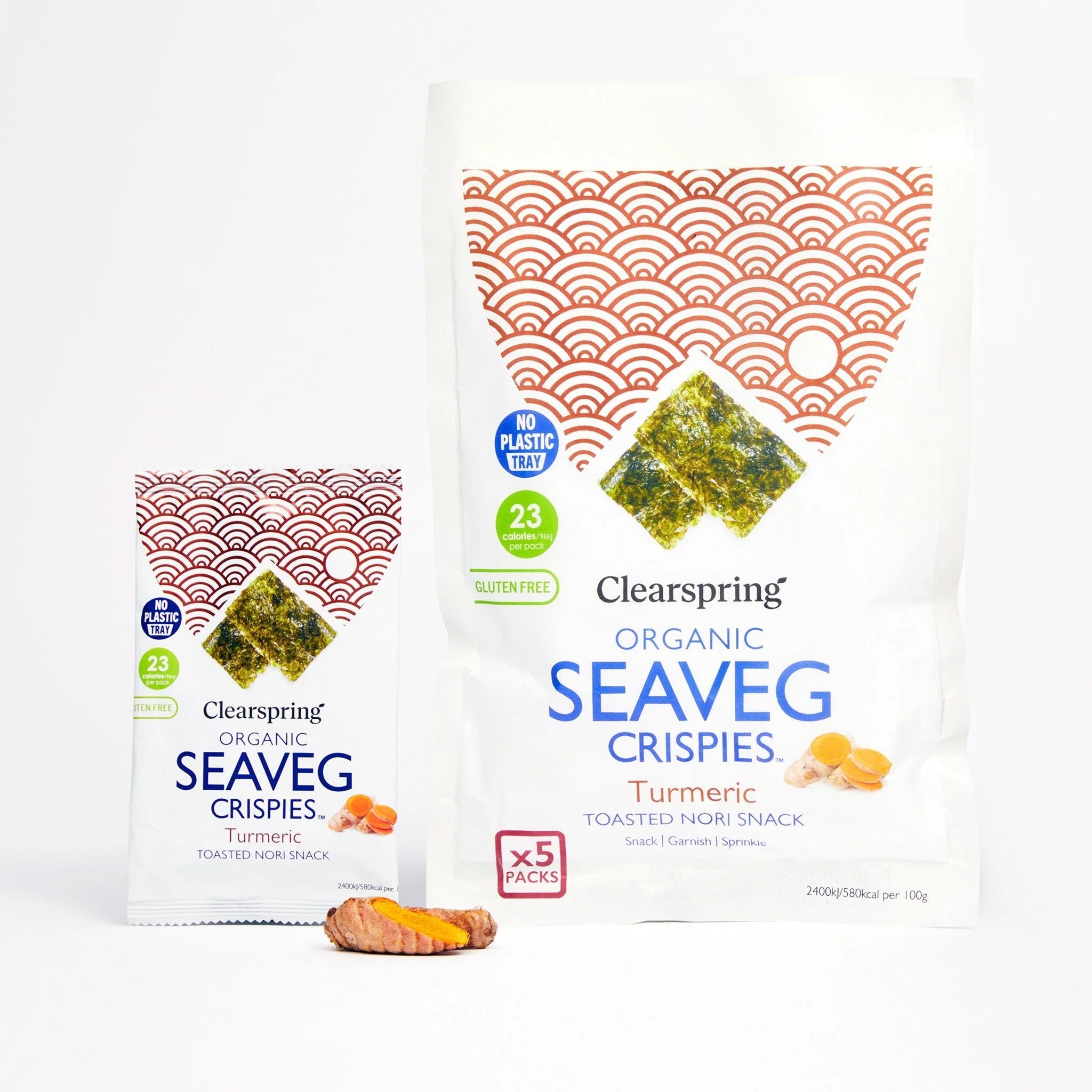 Seaveg Sjögrässnack Gurkmeja 5x4g