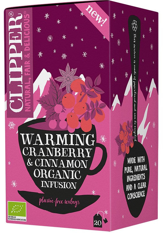 Clipper Tranbär-Kanelte (L) 20 påsar