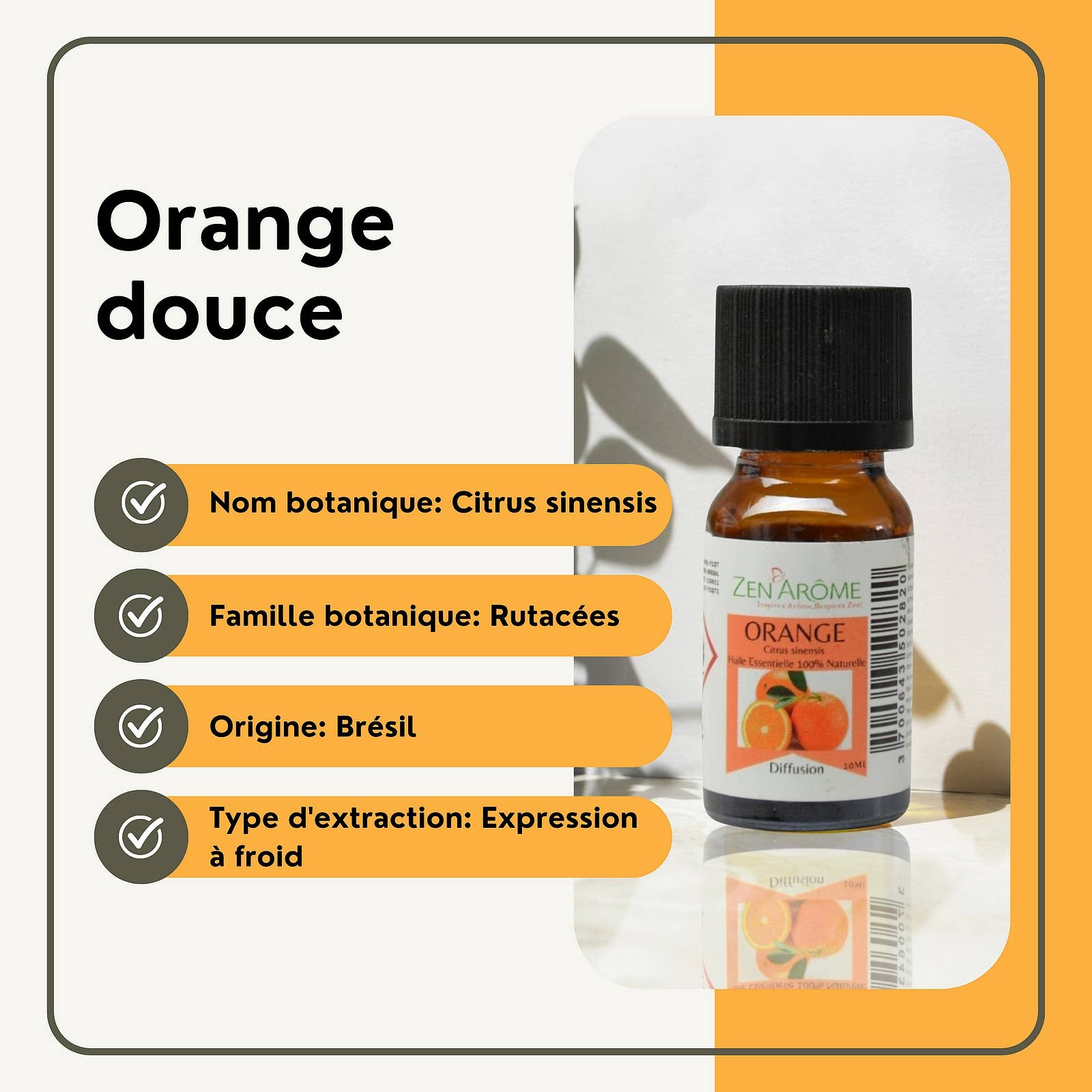 Sweet Orange - 100% eterisk apelsinolja 10ml