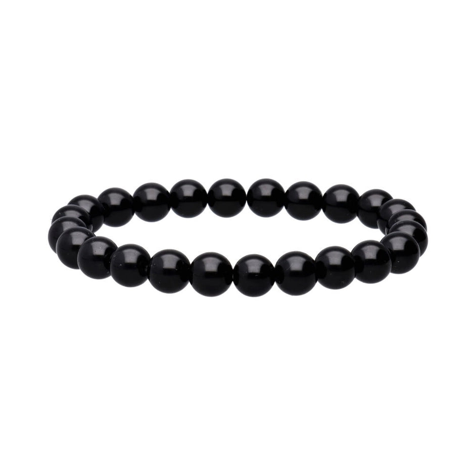 Armband 8mm Obsidian