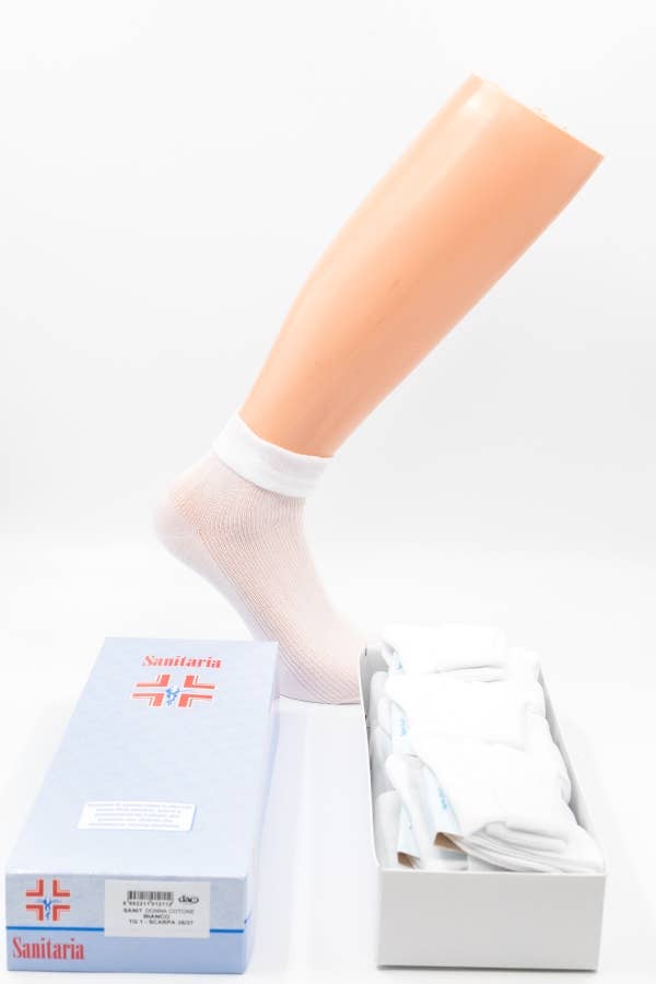 Kiristämättömät puuvillasukat - 6 paria