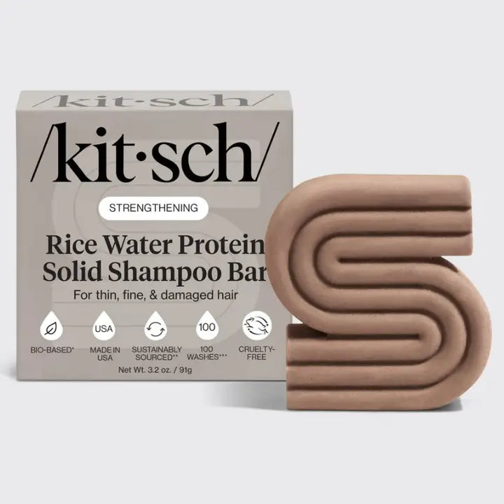 Kitsch Rice Water Protein Shampoo Bar for Hair Growth