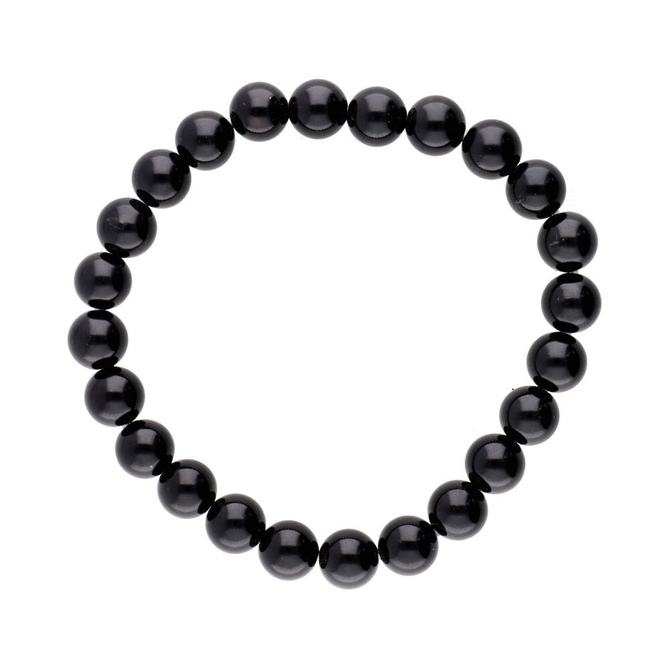 Armband 8mm Obsidian