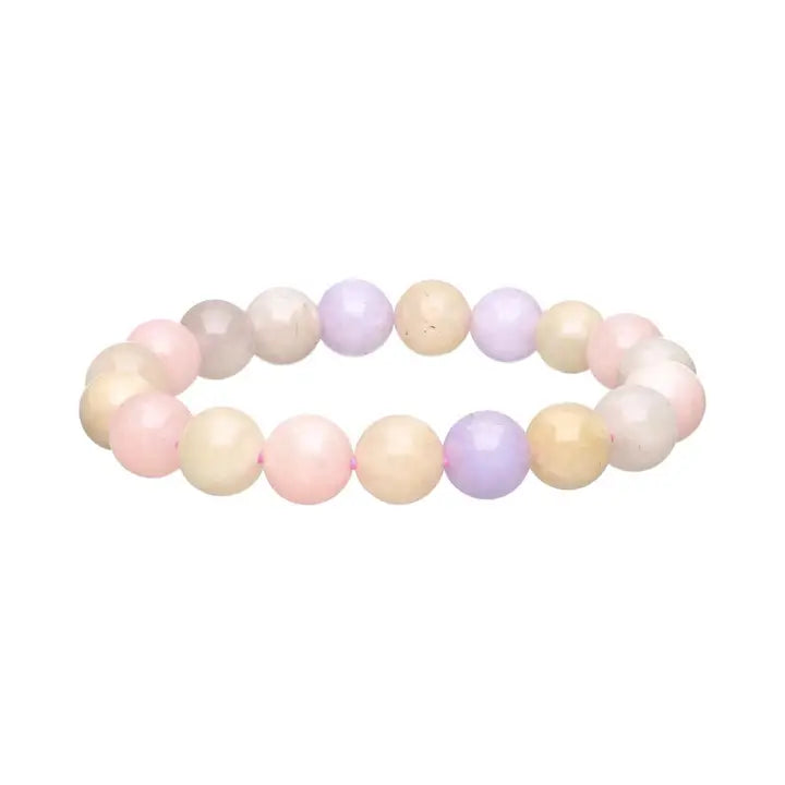 Armband Akvamarin & Morganit 10mm