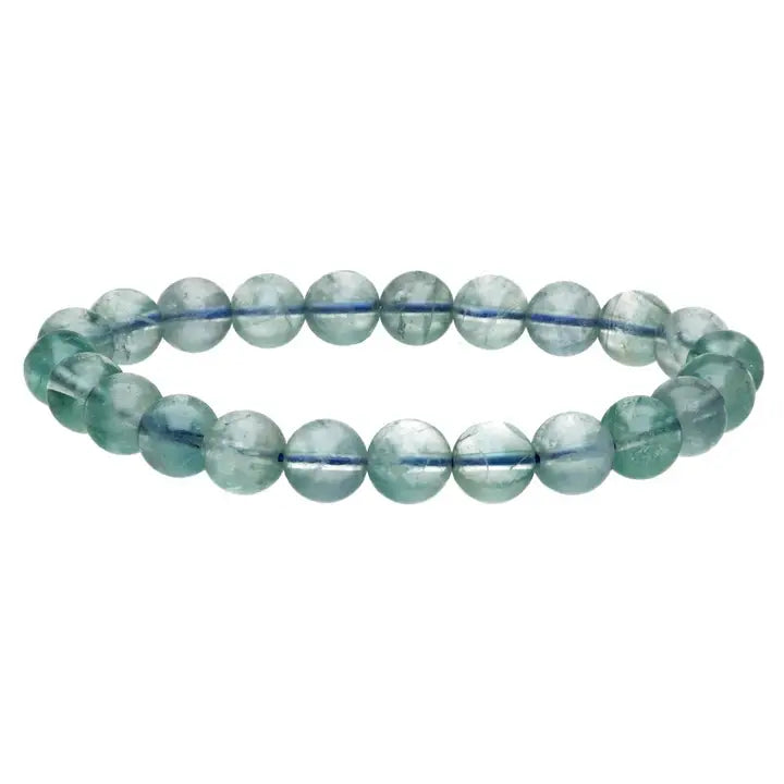 Blått fluoritarmband 8 mm | Natursten