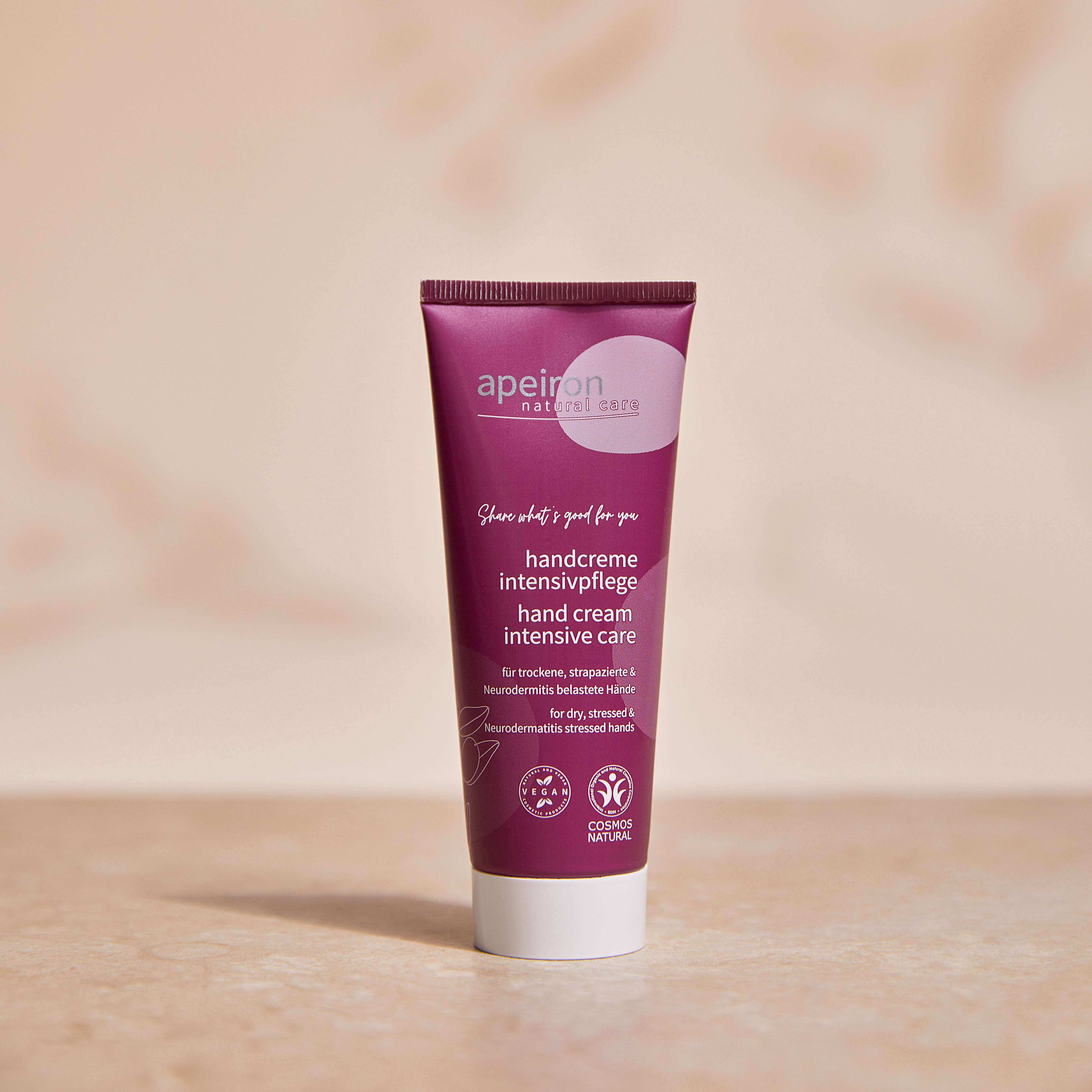Apeiron Handkräm - effektivt återfuktande 75 ml