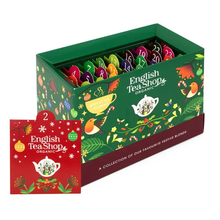 English Tea Shop Ekologisk Te Adventskalender Grön – 25 påsar