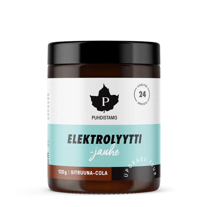 Elektrolyyttijauhe Sitruuna-Cola 120g