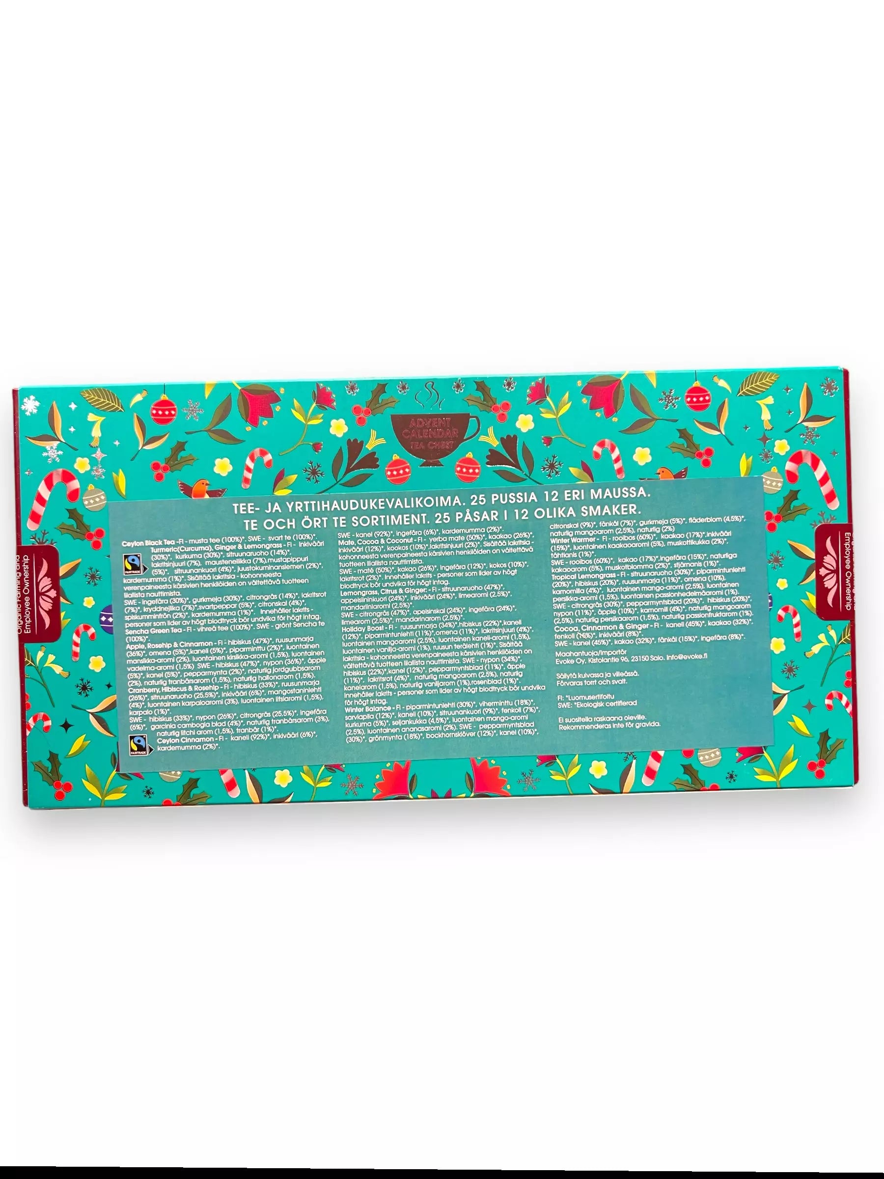 ETS Teejoulukalenteri ask, 25 påsar