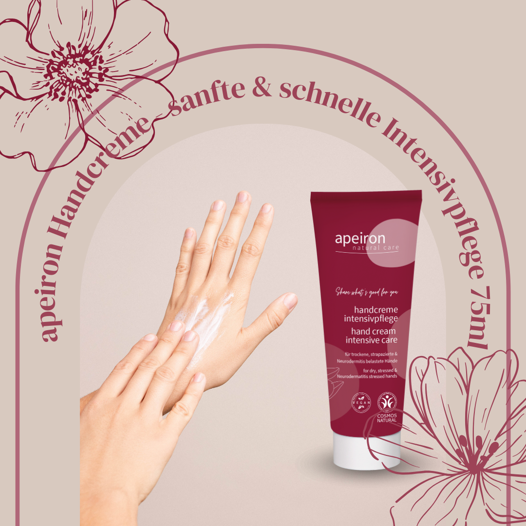 Apeiron Handkräm - effektivt återfuktande 75 ml