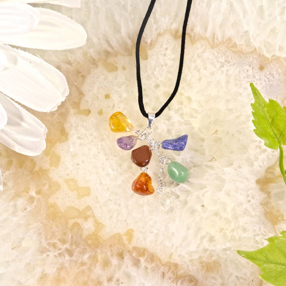 Chakra- kristallhalsband