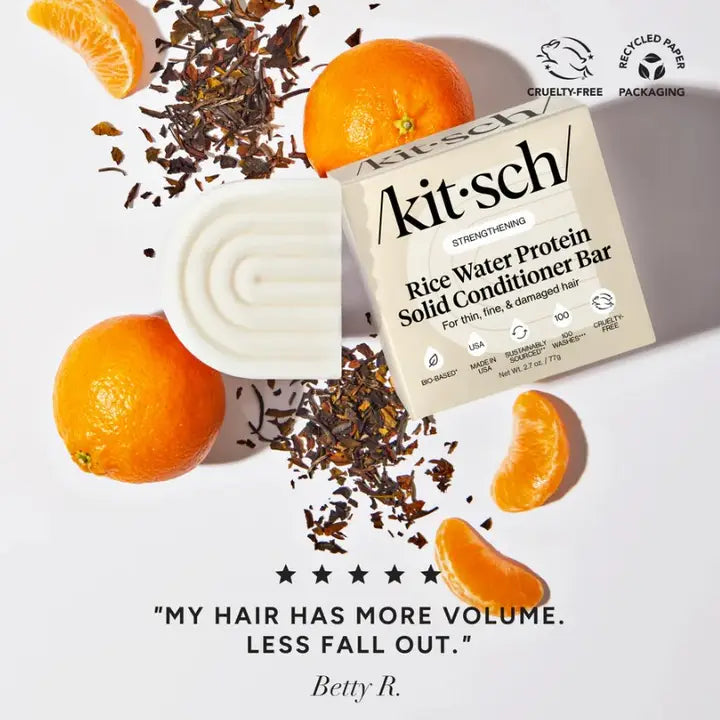 Kitsch Rice Water Protein Conditioner Bar for Hair Growth 