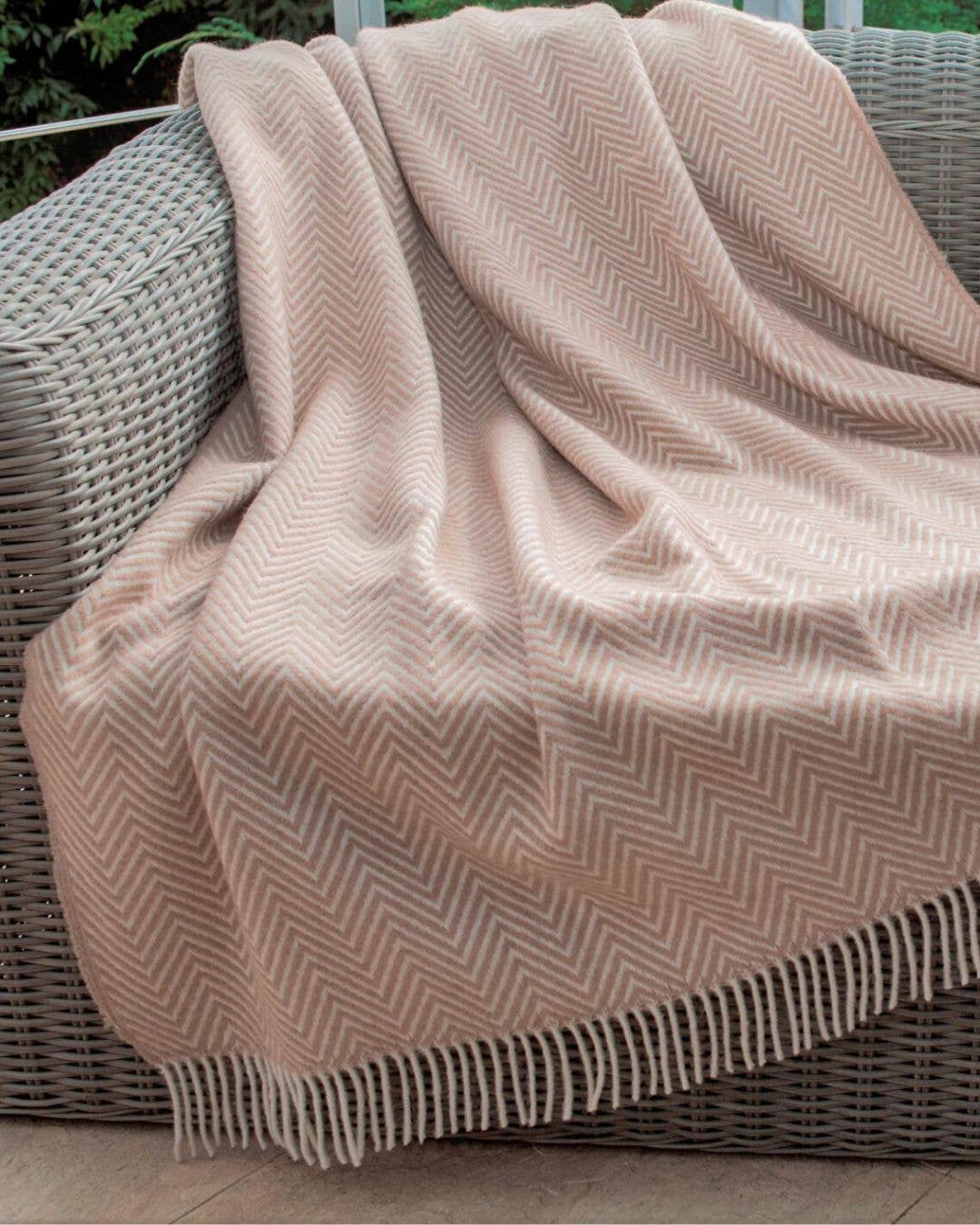 Ullfilt 140 x 200 cm – Beige