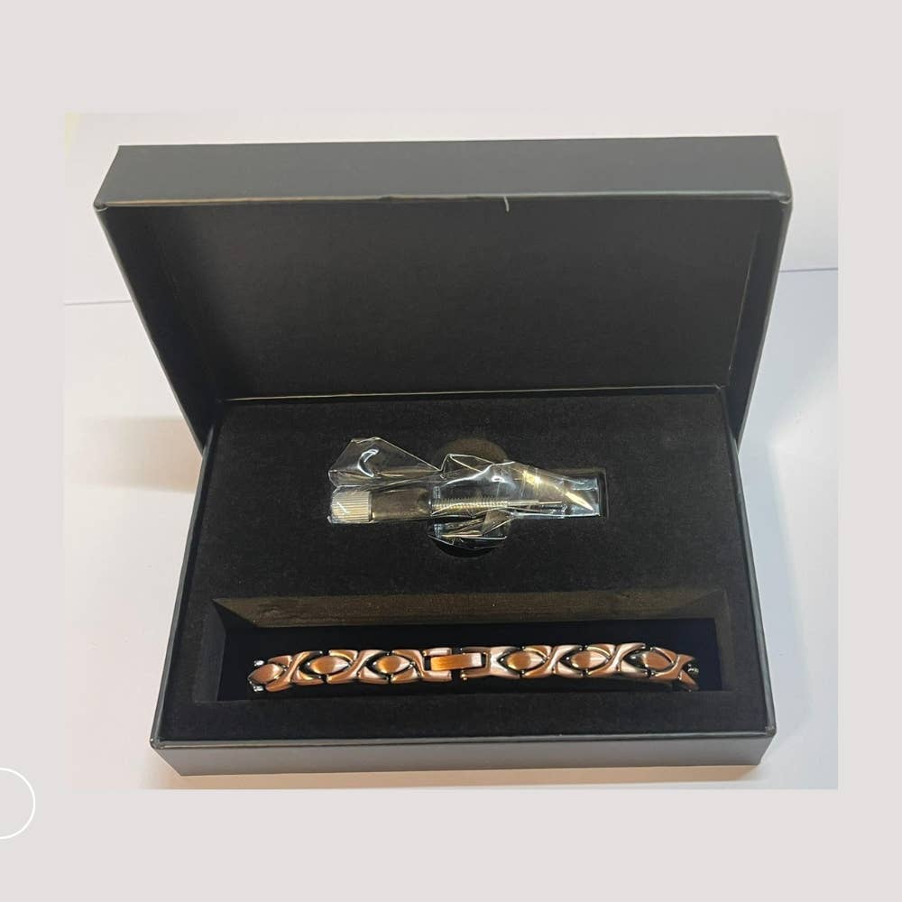 Kopparmagnetarmband med 14 magneter | 99,9 % koppar