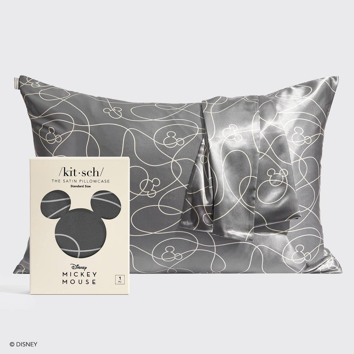 Kitsch Mickey & Minnie örngott i satin – Mickey Maze