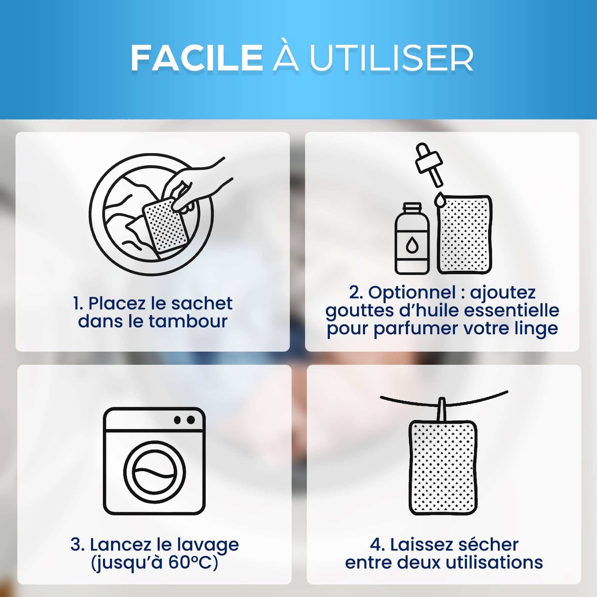 Tvättpåse med Magnesium