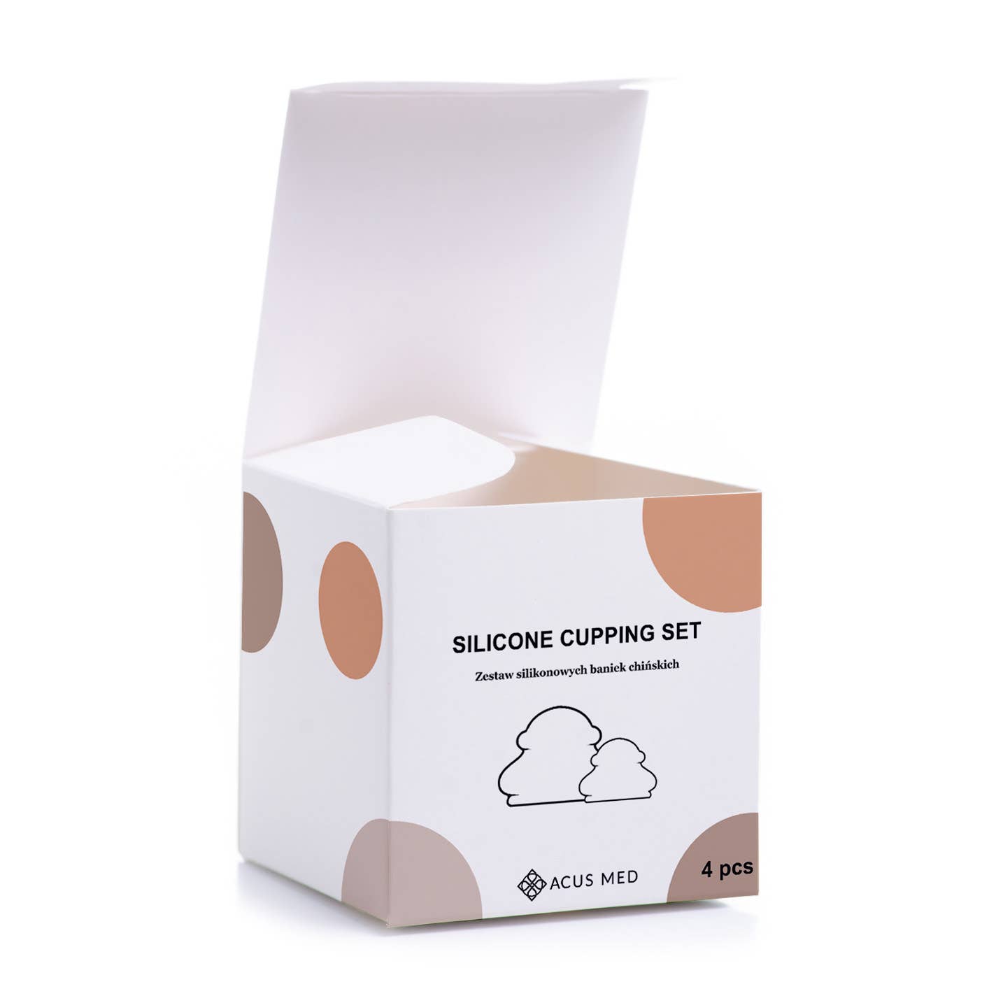 Silikonkoppningsset – 4 koppar - grön