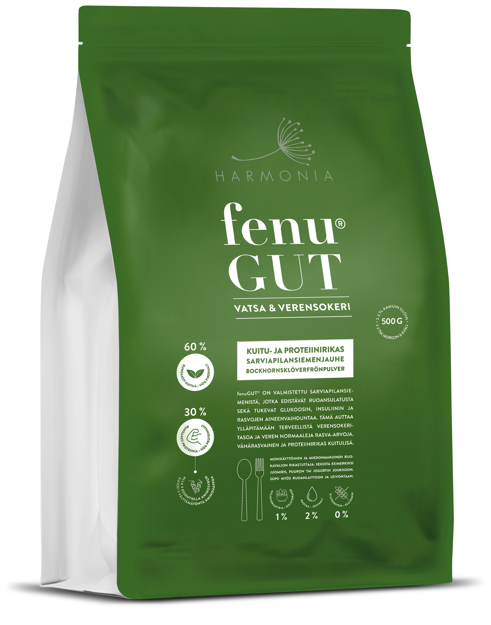 Harmonia fenuGUT - sarviapilansiemenjauhe 500g