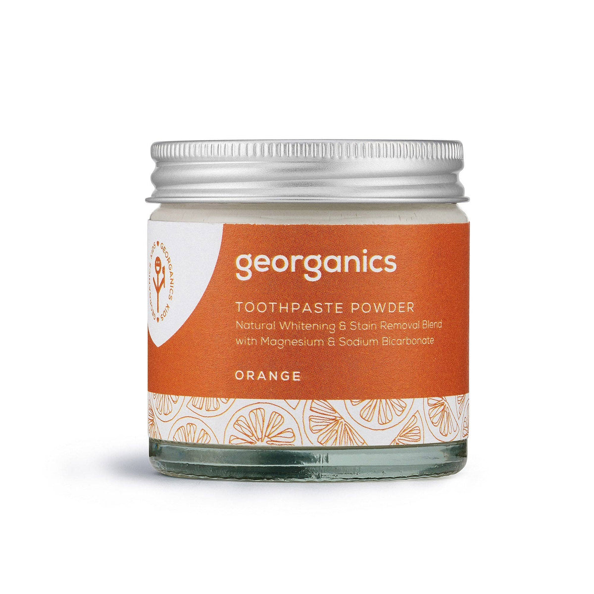 Georganics Mineral Toothpaste Powder Orange – naturligt tandkrämspulver 60 ml