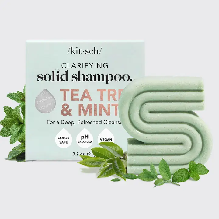 Kitsch Tea Tree & Mint Clarifying Shampoo Bar