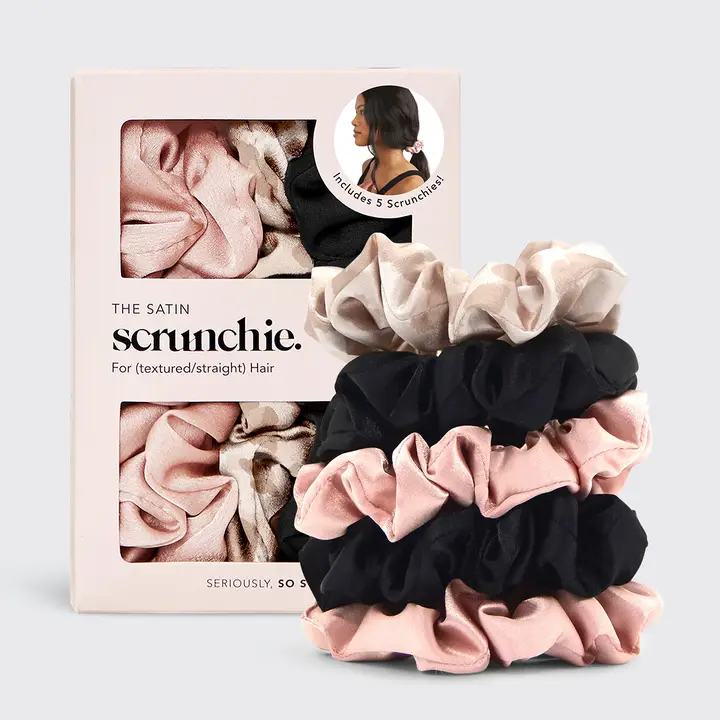 Kitsch The Satin Scrunchie 5pc