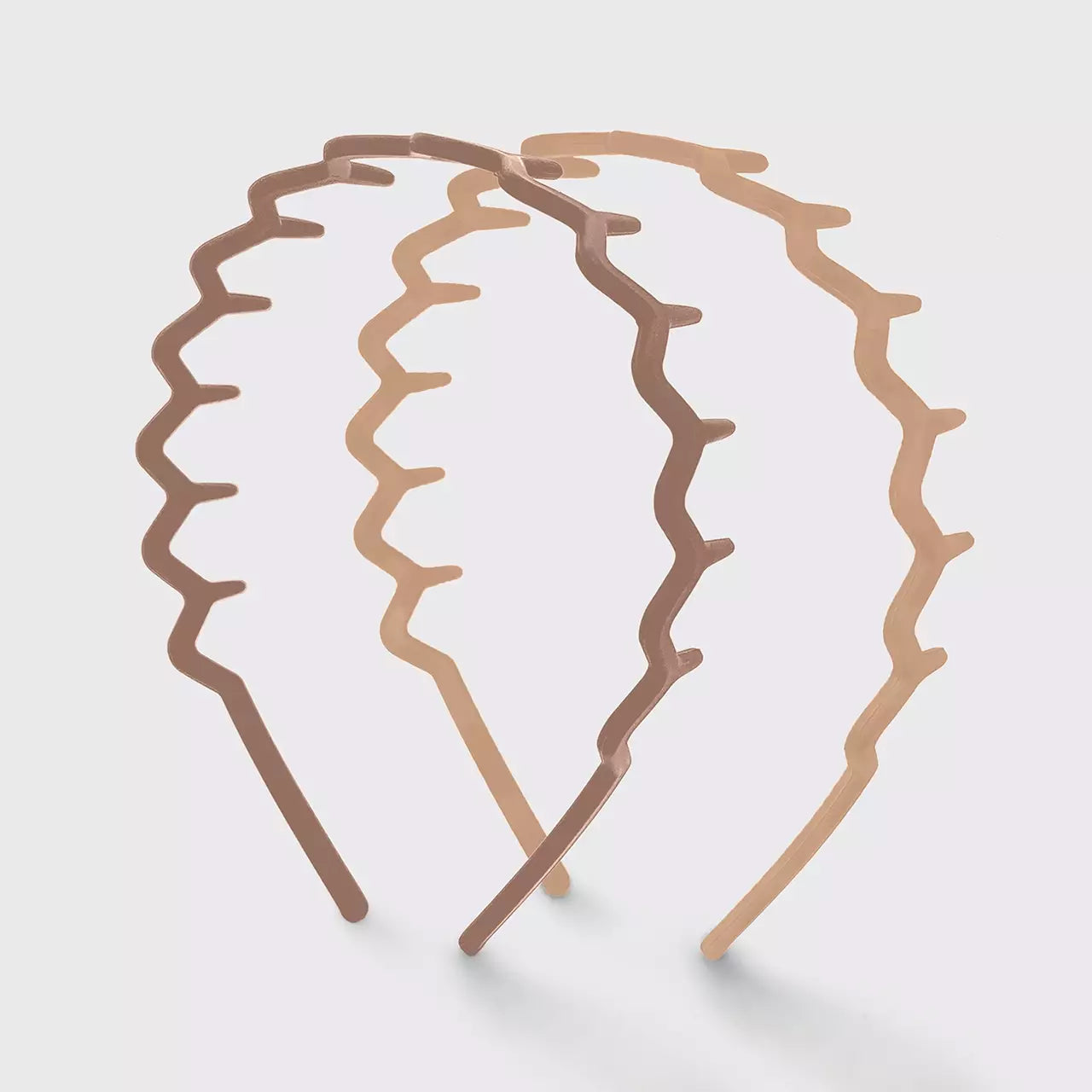 Kitsch Zig Zag Headband 2pc - Neutral