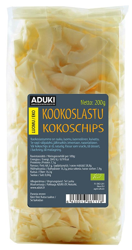 Kookoslastu (L) 200g