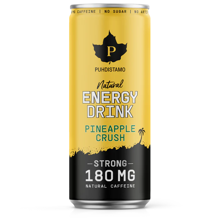 Natural Energy Drink Strong Pineapple 330ml