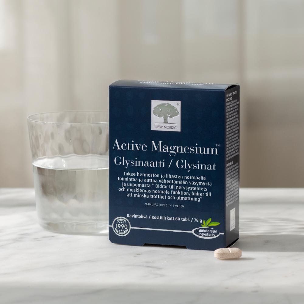Active Magnesium Glycinate 240mg 60tbl.