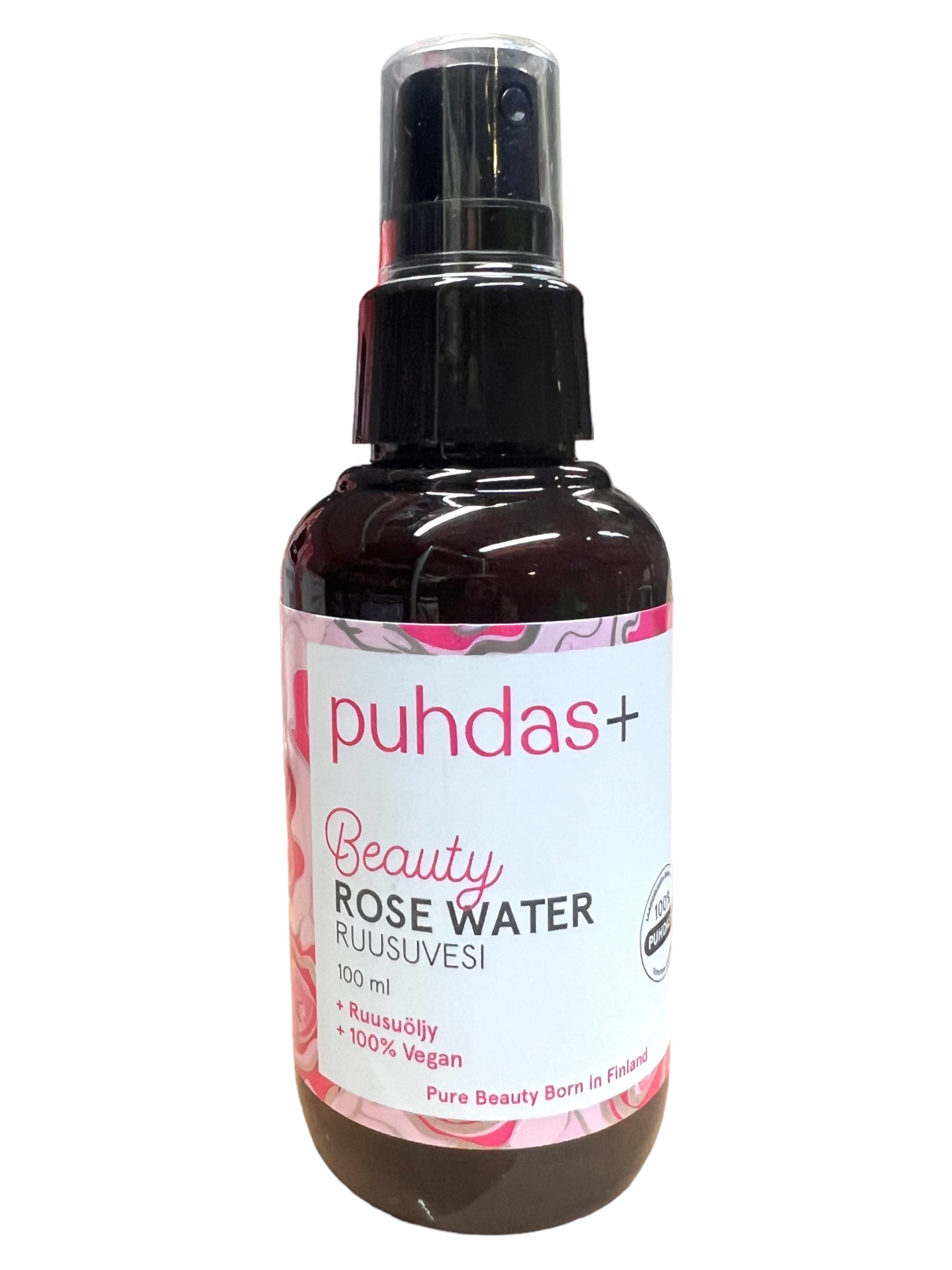 puhdas+ Ruusuvesi + ruusuöljy 100ml